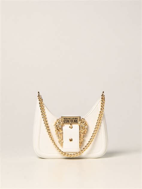 versace jeans couture bag white